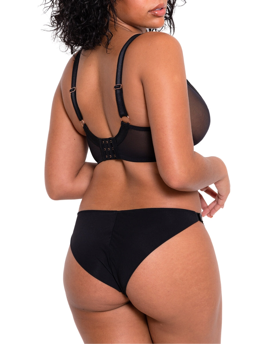 Mesmerise Plunge Bra - Black Multi