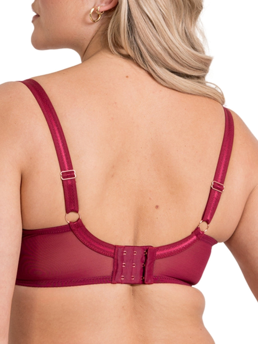 Suspense Plunge Bra - Sangria