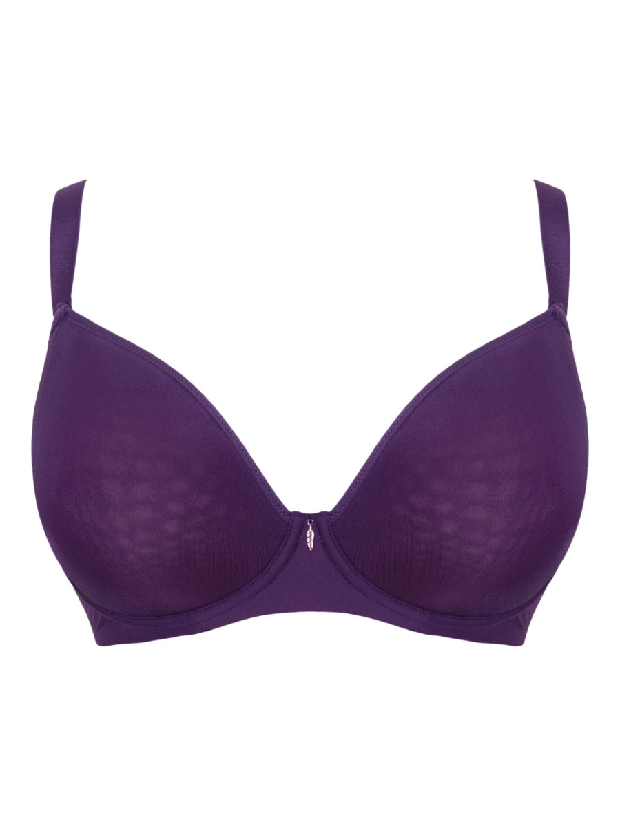 Smoothie Spacer Moulded T-Shirt Bra - Deep Purple