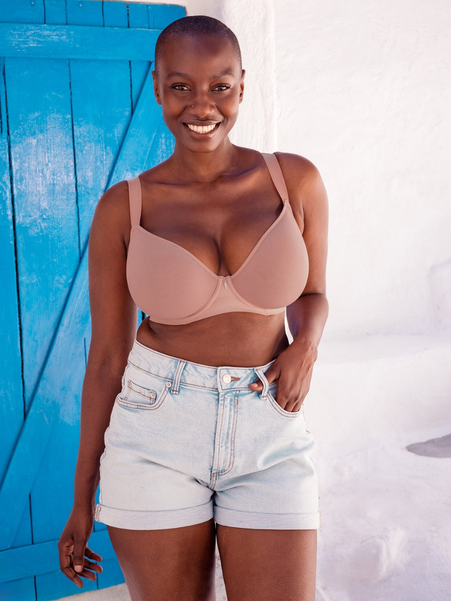 Smoothie Spacer Moulded T-Shirt Bra - Latte