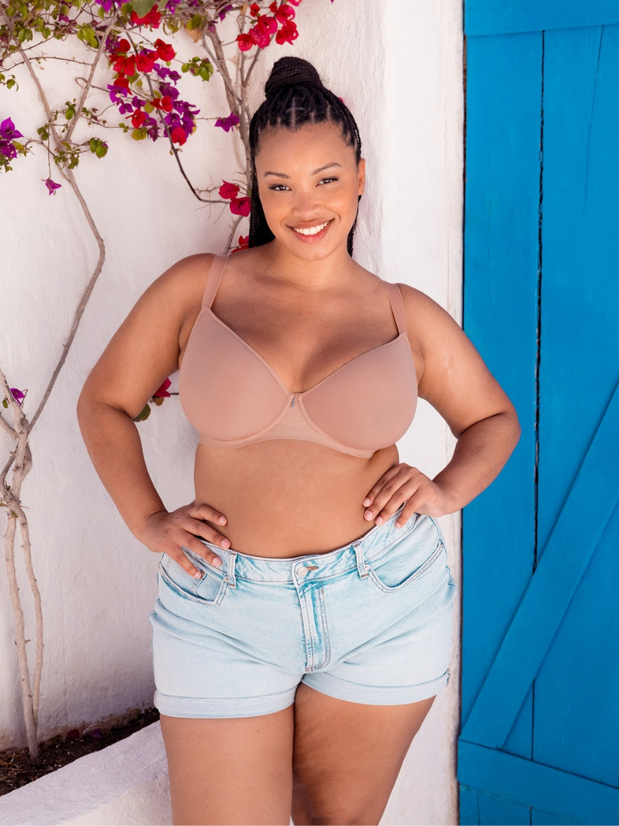Smoothie Spacer Moulded T-Shirt Bra - Latte
