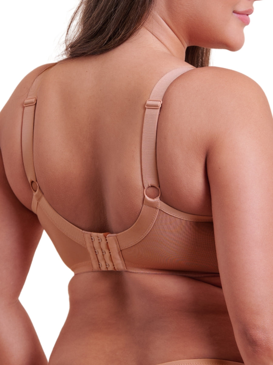 Spotlight Full Cup Side Support Bra - Latte