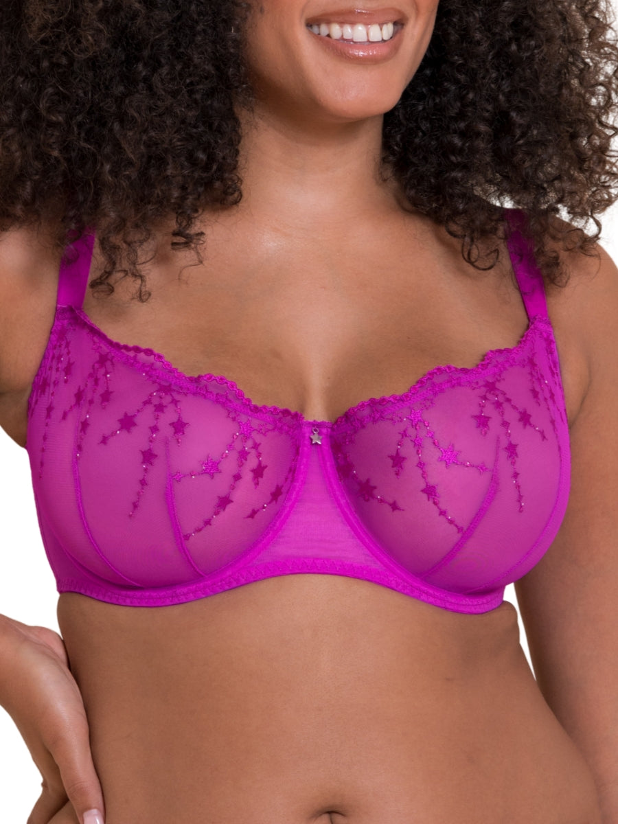 Stardust Balcony Bra - Vivid Violet
