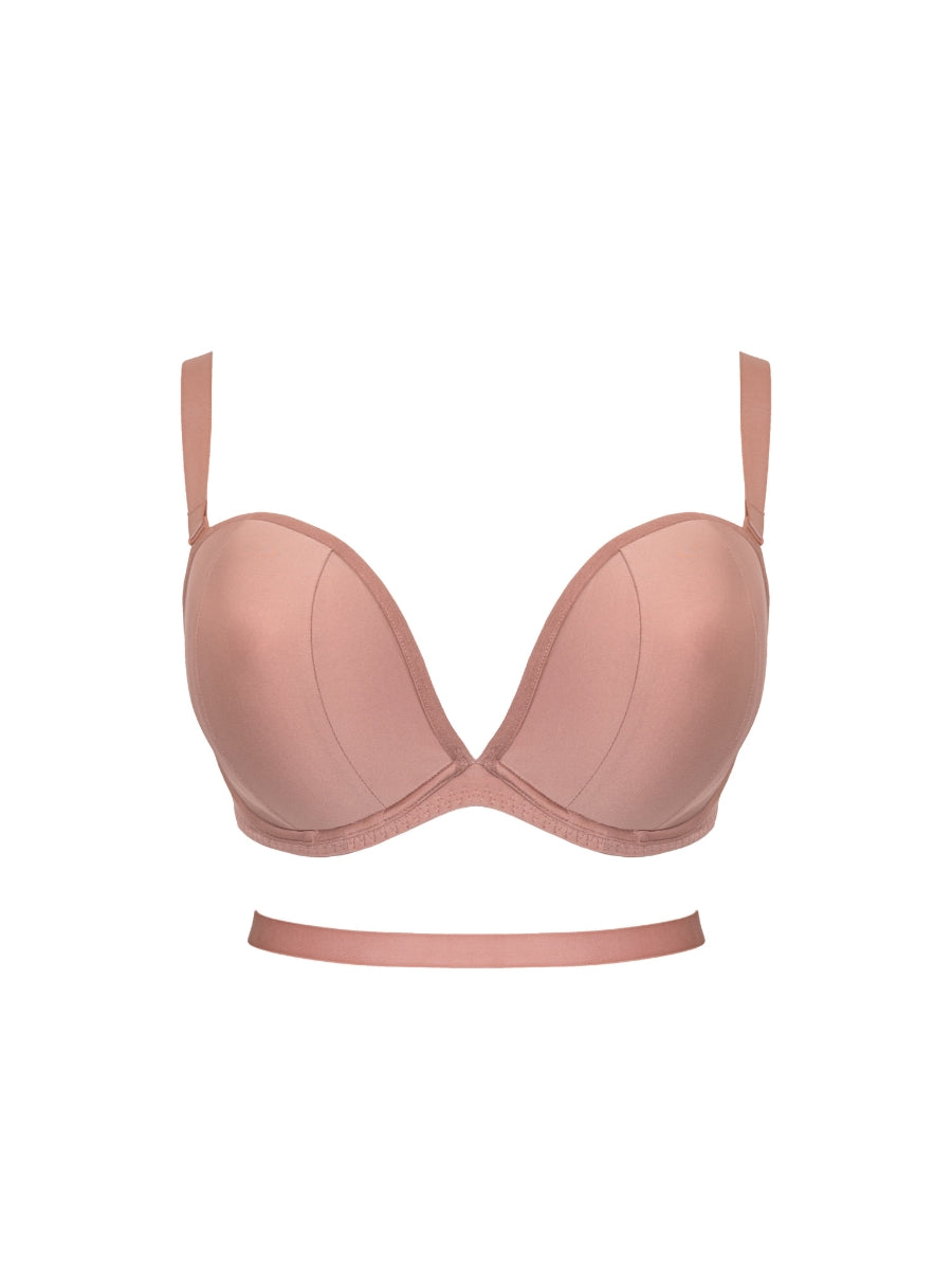Superhero Multiway Plunge Bra - Latte