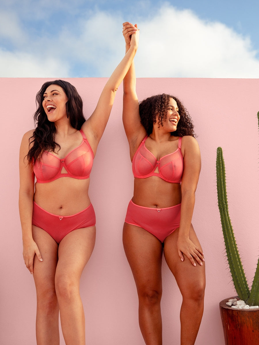 Victory Balcony Bra - Papaya