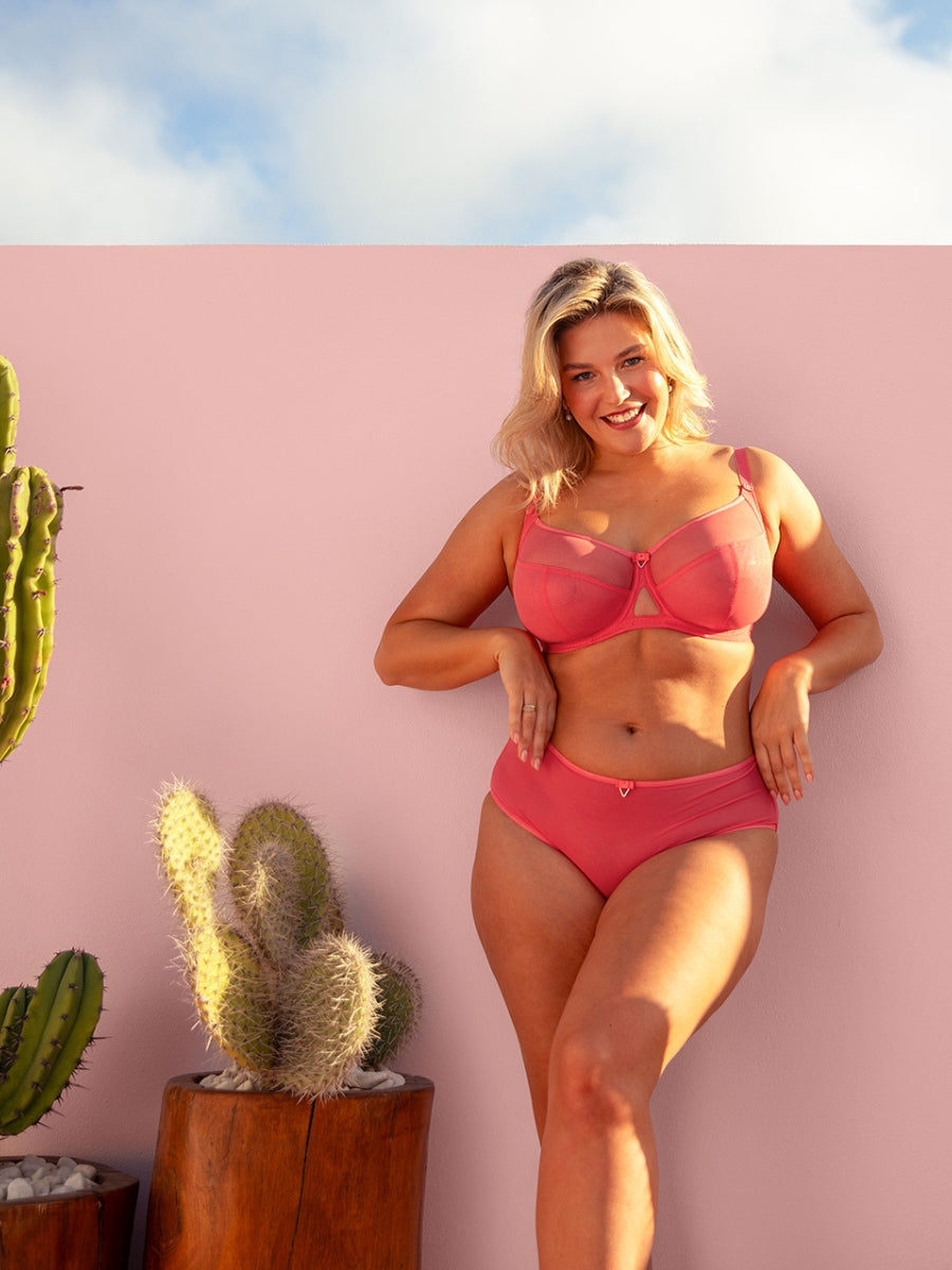 Victory Balcony Bra - Papaya