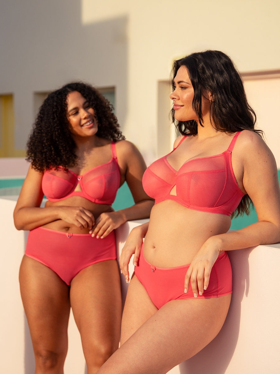 Victory Balcony Bra - Papaya