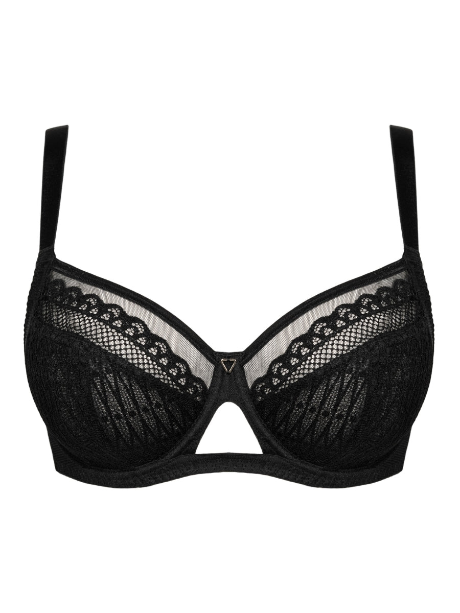 Victory Nouveau Balcony Bra - Black