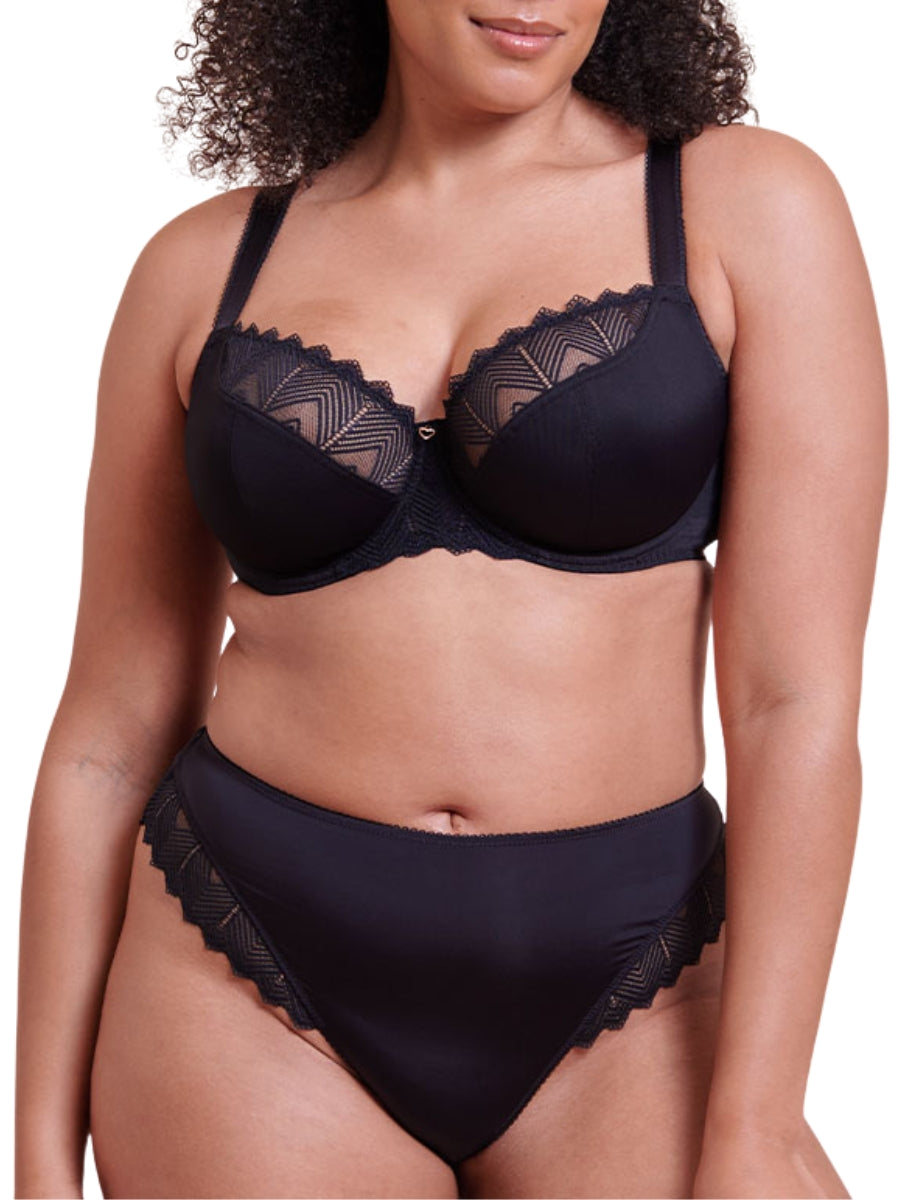 Wild One Balcony Bra - Black