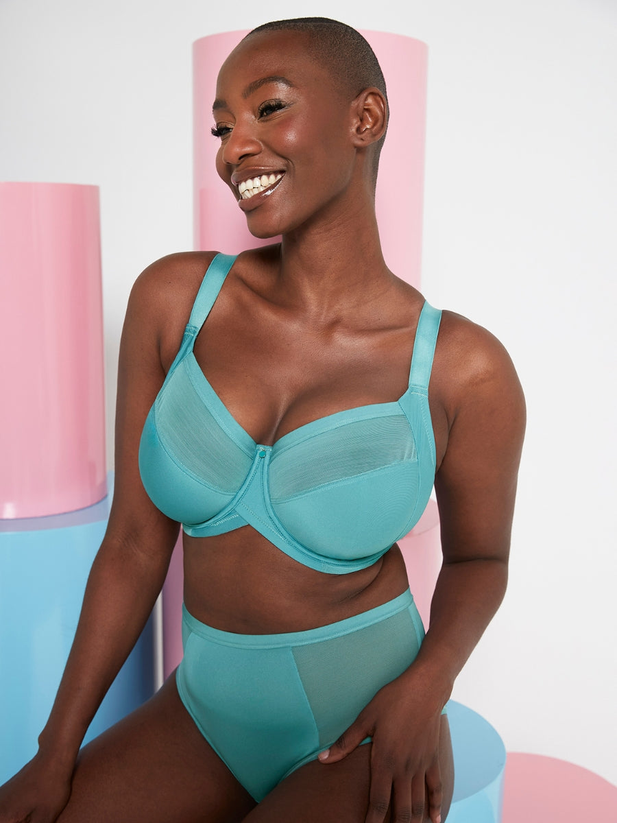WonderFully Full Cup Bra - Mineral Blue