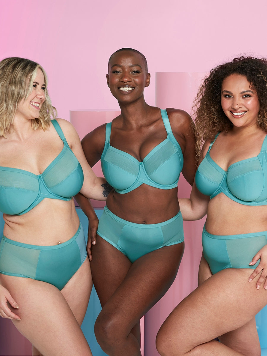 WonderFully Full Cup Bra - Mineral Blue