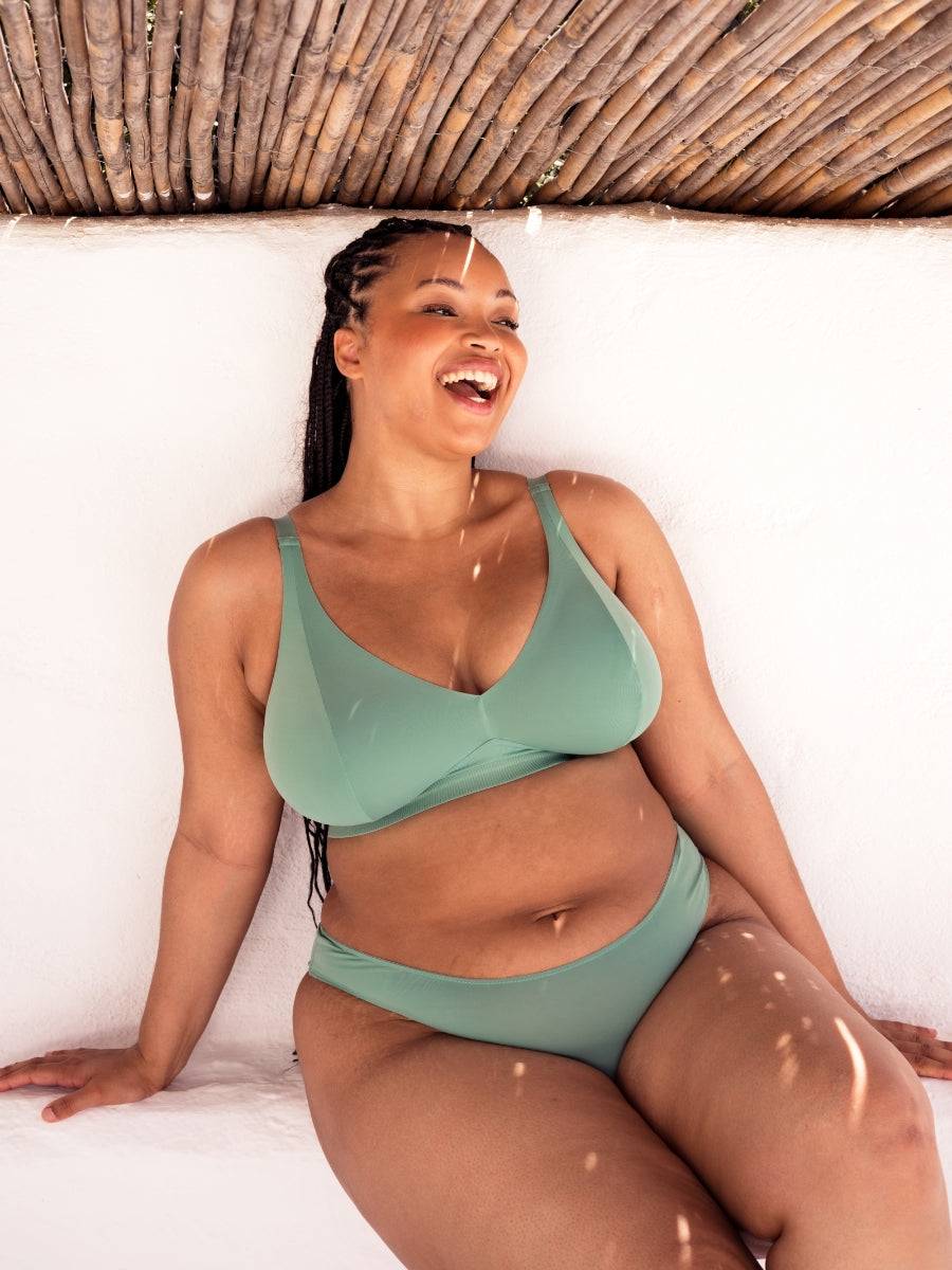 Zen Non-Wired Bralette - Sage Green