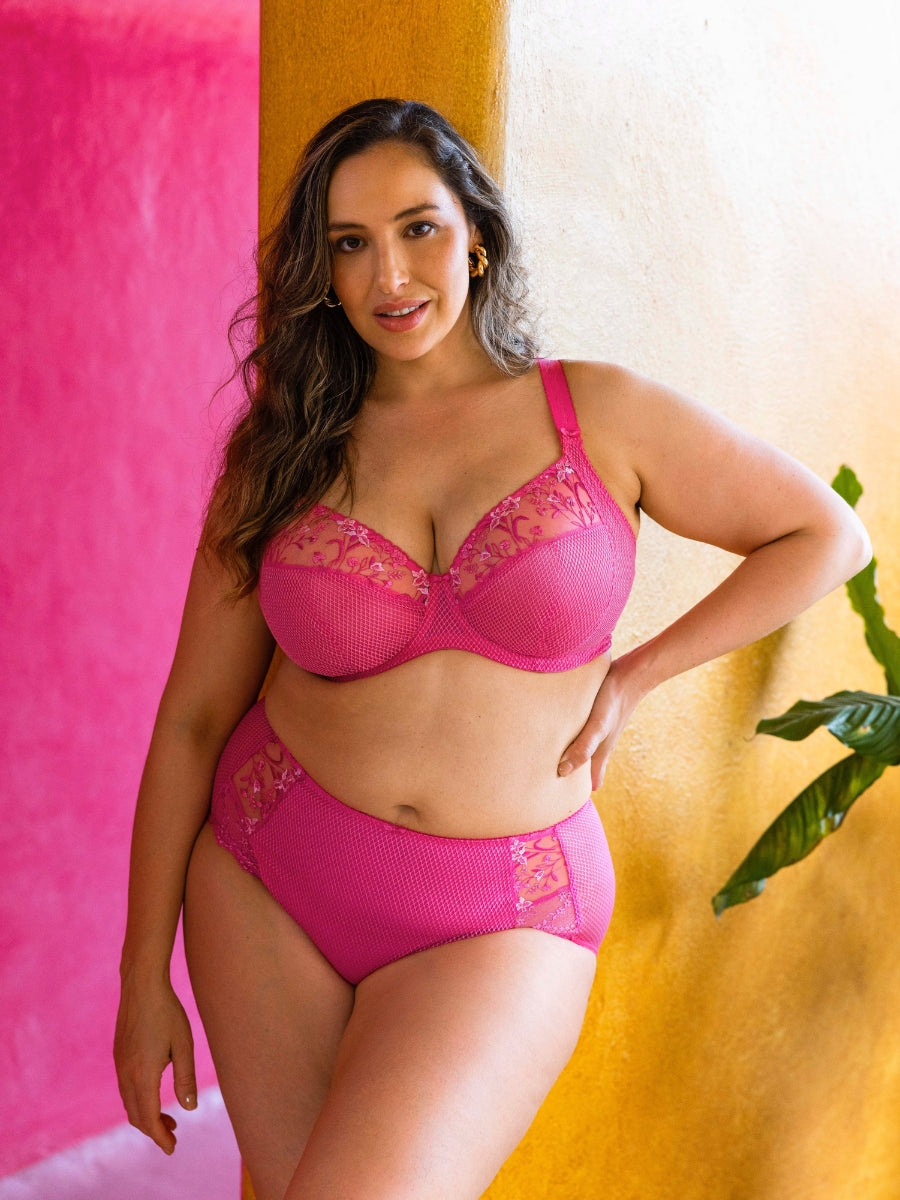 Charley Plunge Bra - Pink