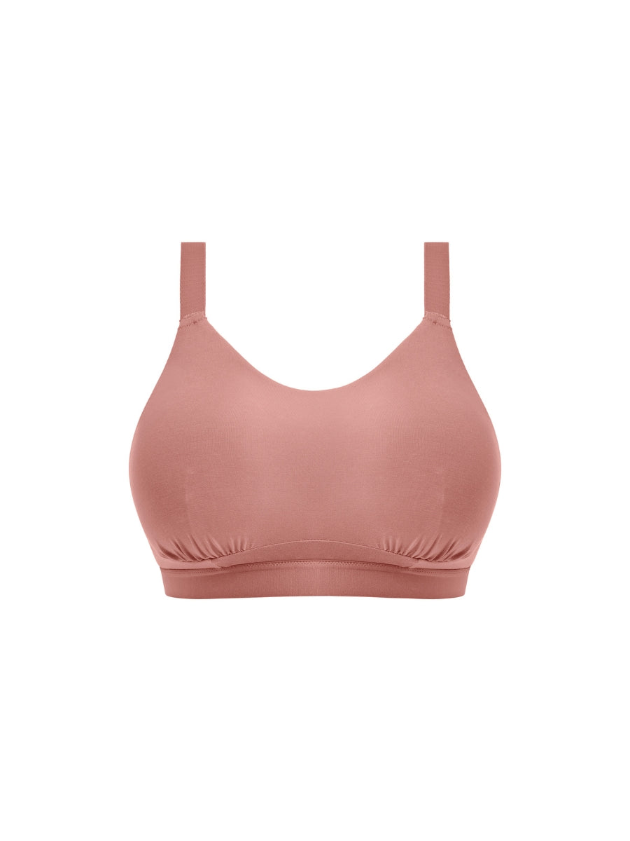 Downtime Non Wired Bralette - Ash Rose