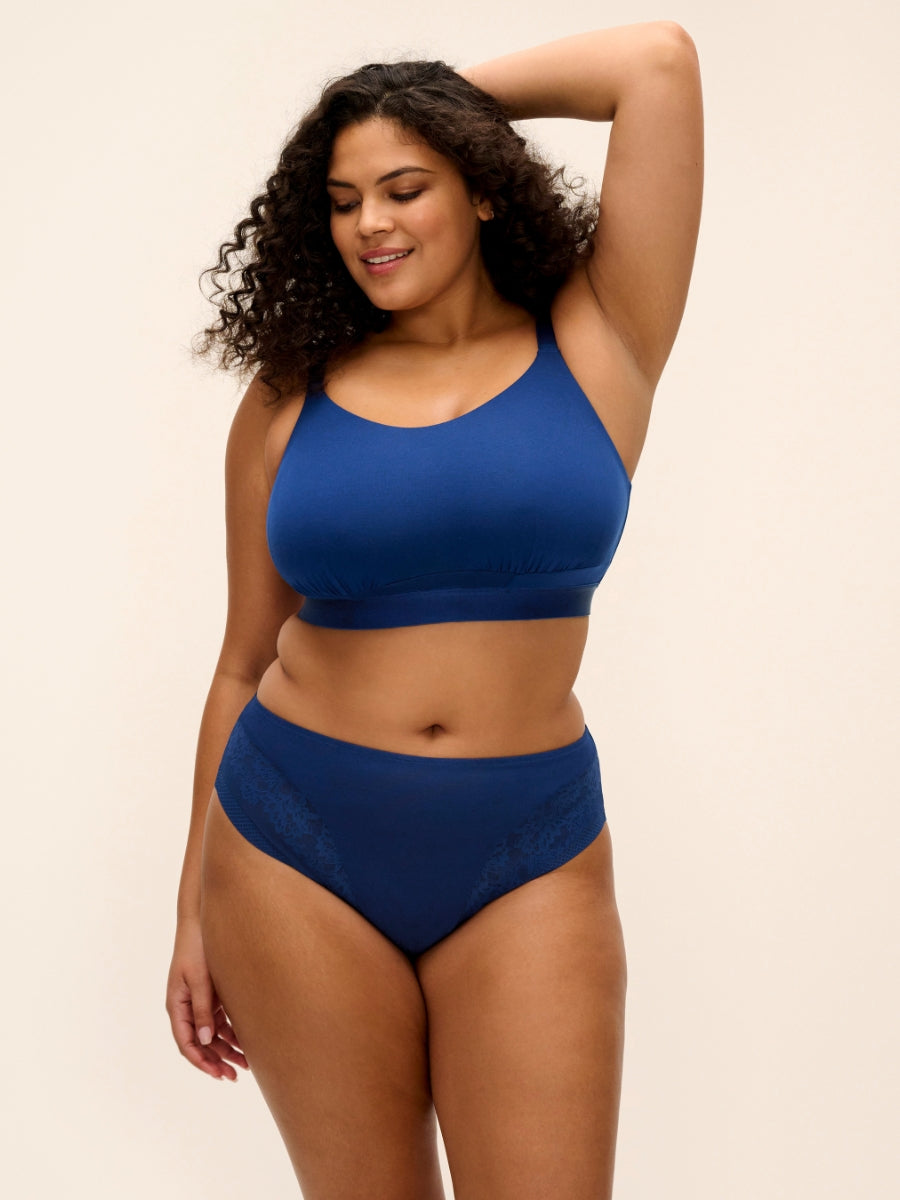 Downtime Non Wired Bralette - French Navy
