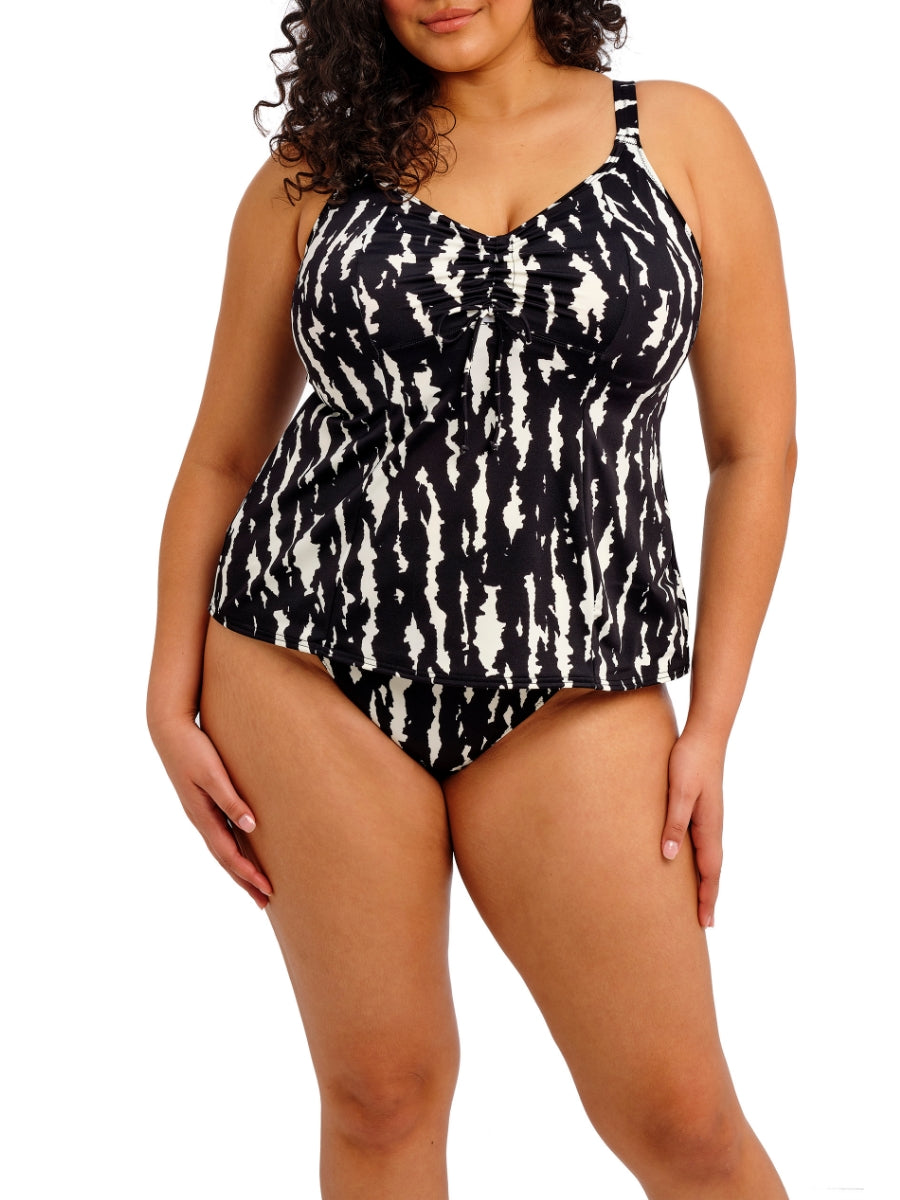 Echo Shell Tankini Top - Black
