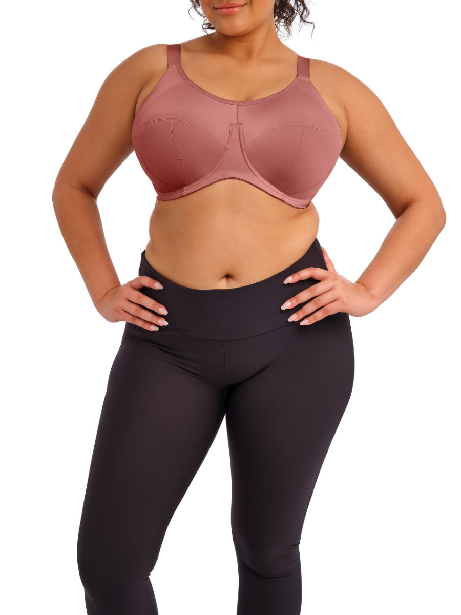 Energise Sports Bra - Rosewood