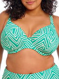 Fiji Falls Plunge Bikini Top - Marine