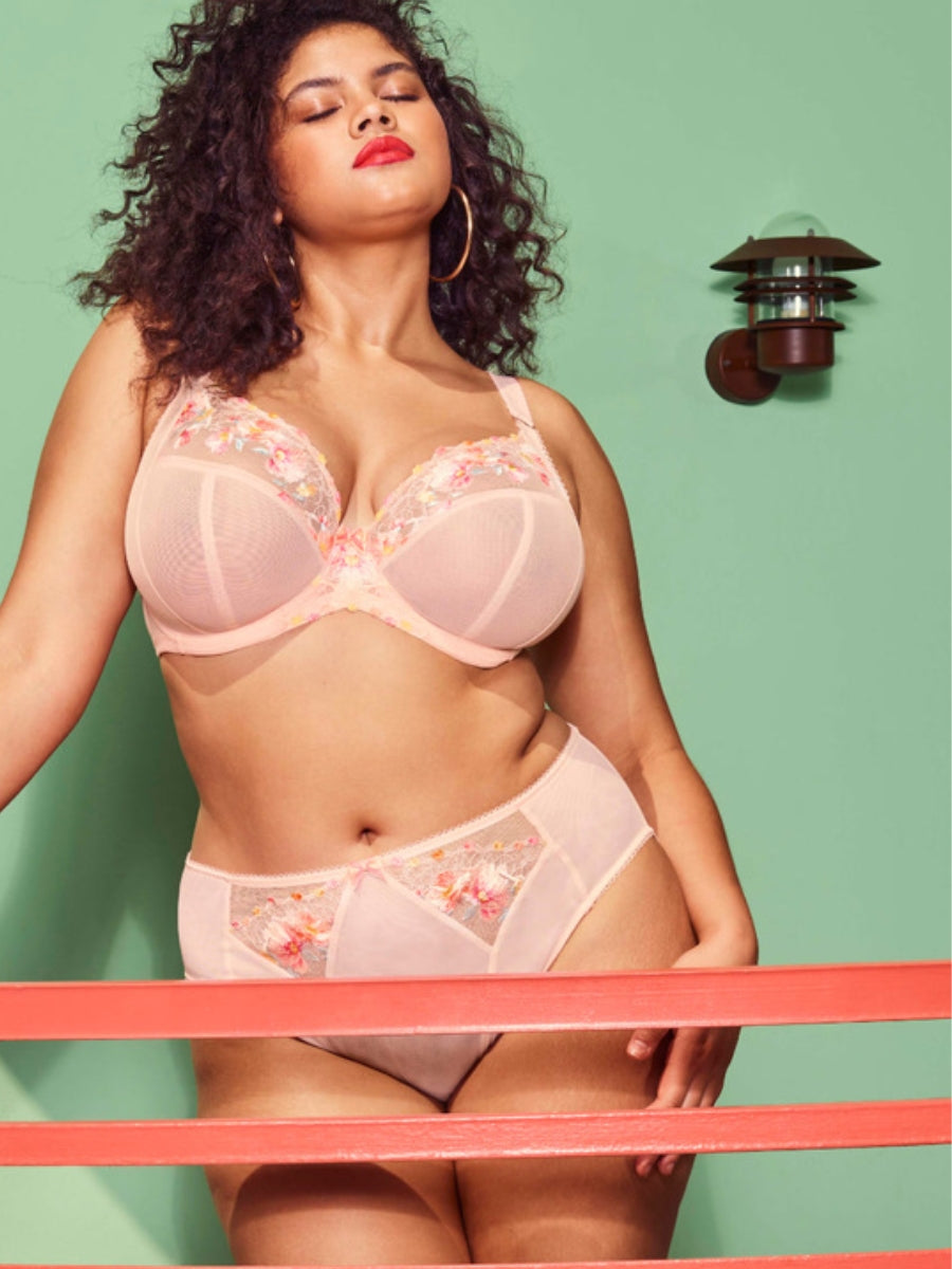 Himari Plunge Bra - Peach Whisper