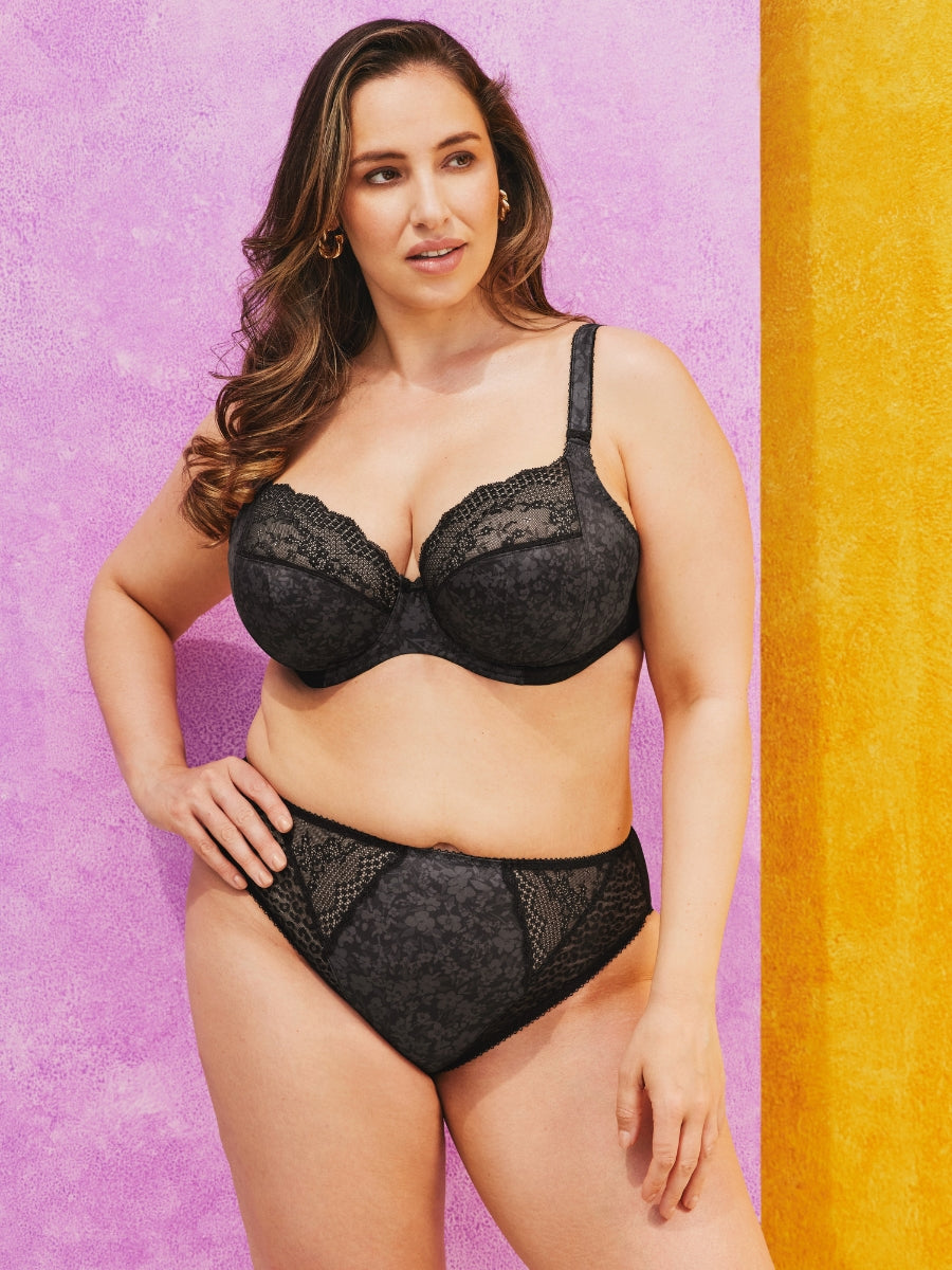 Lucie Plunge Bra - Black