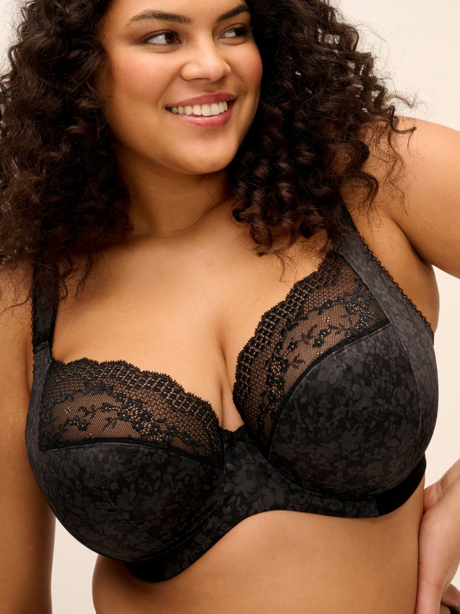 Lucie Plunge Bra - Black