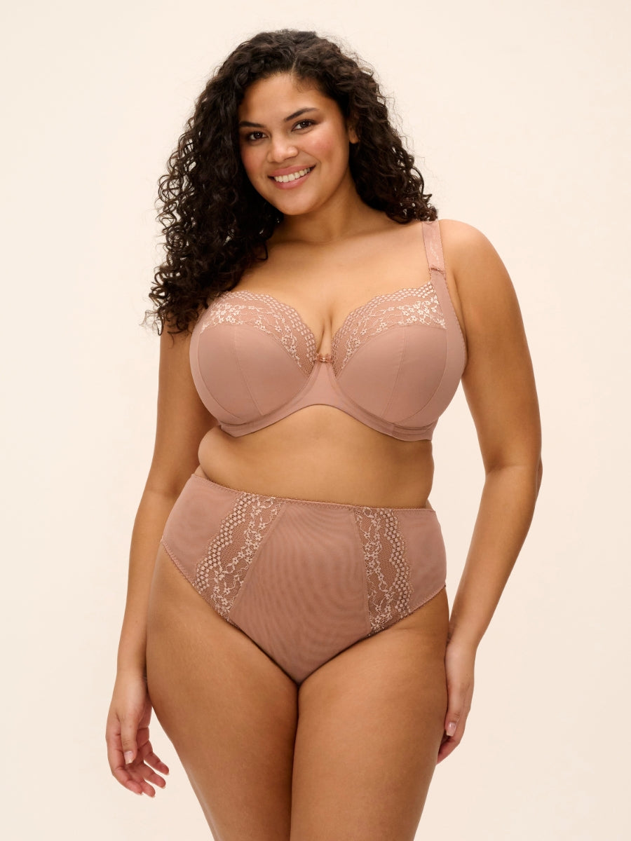 Lucie Plunge Bra - Mocha