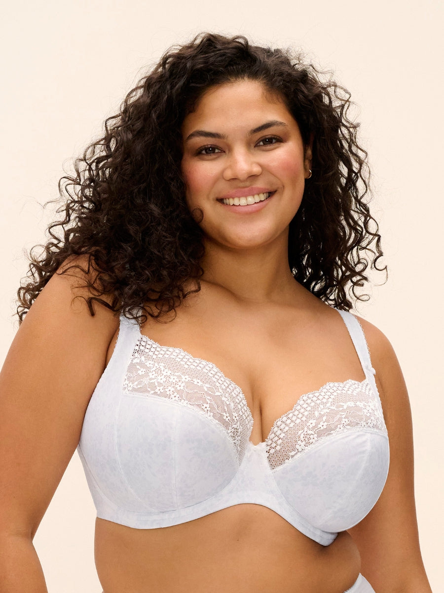 Lucie Plunge Bra - White