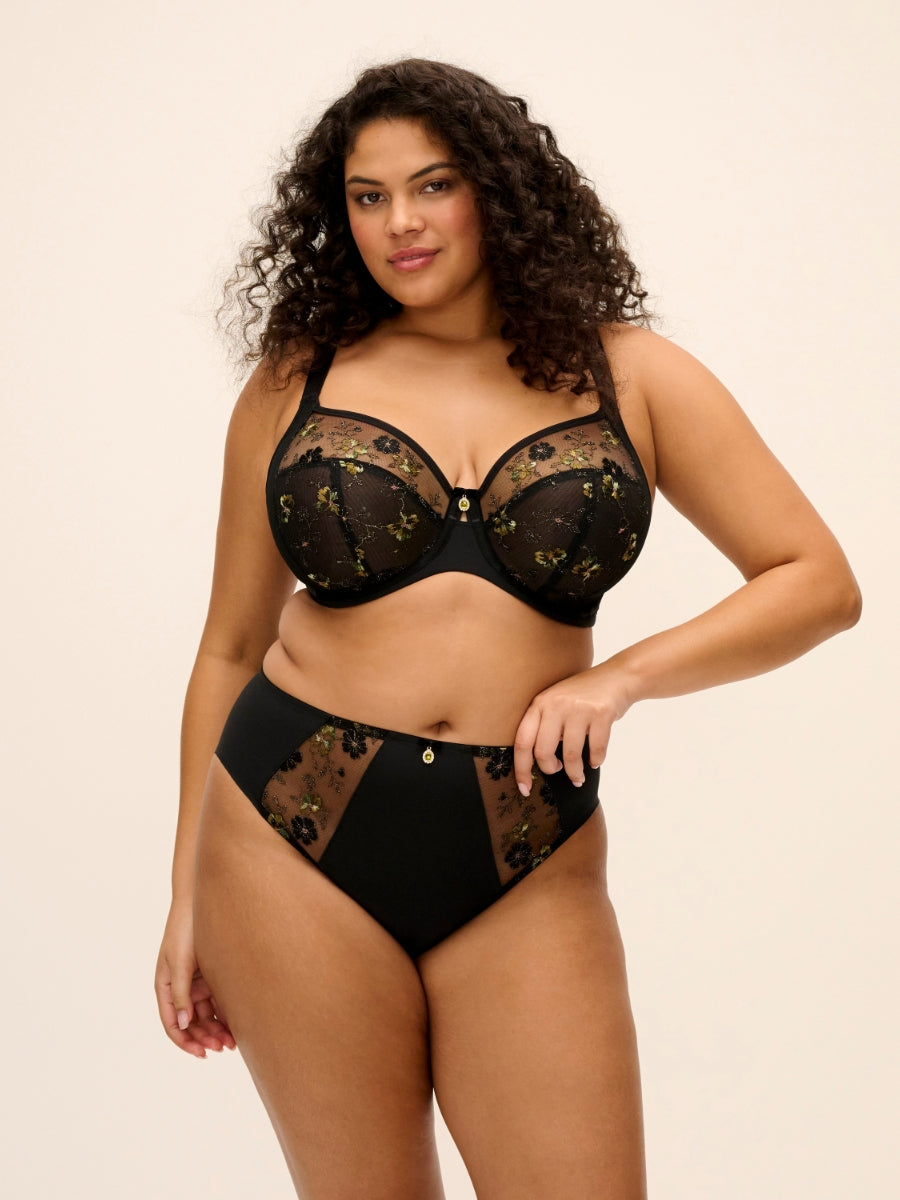 Lyriana Full Cup Bra - Jet