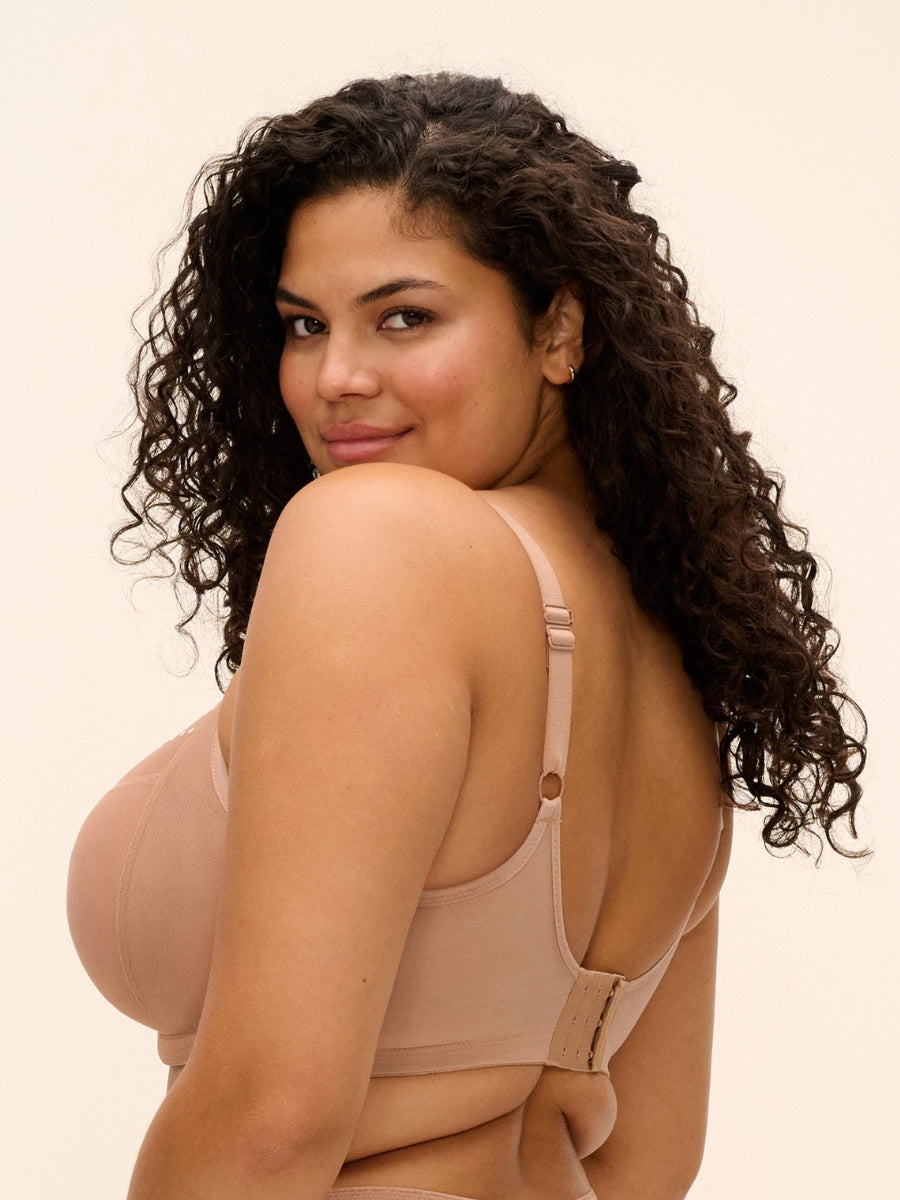 Matilda Plunge Bra - Café Au Lait