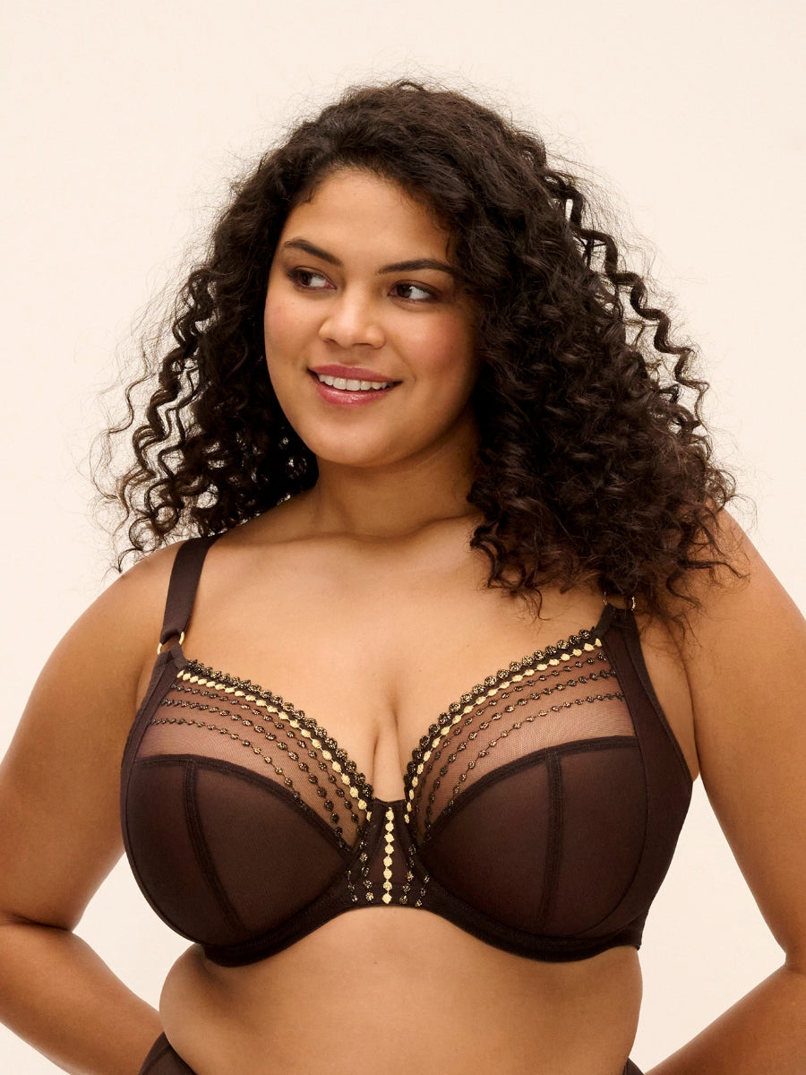 Matilda Plunge Bra - Gold Rush