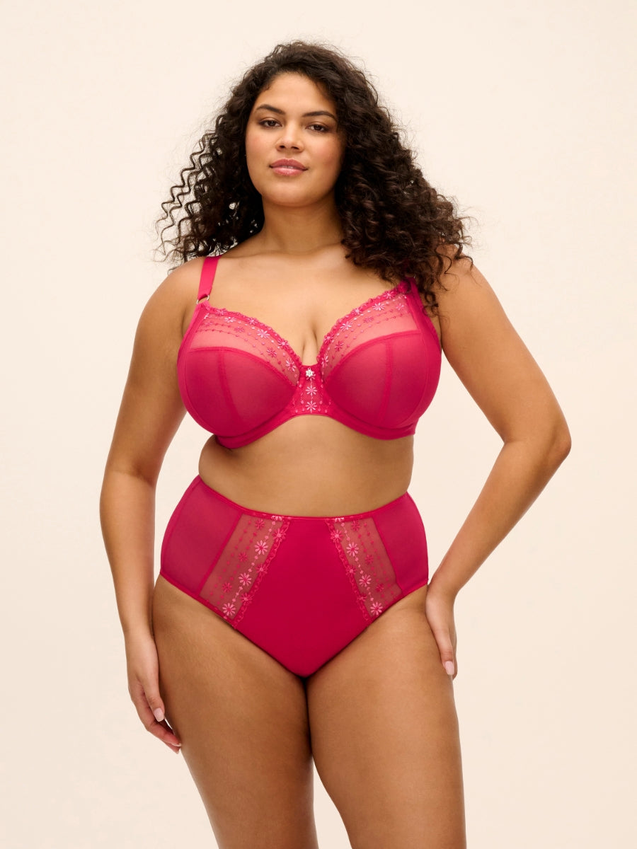 Matilda Plunge Bra - Hot Pink