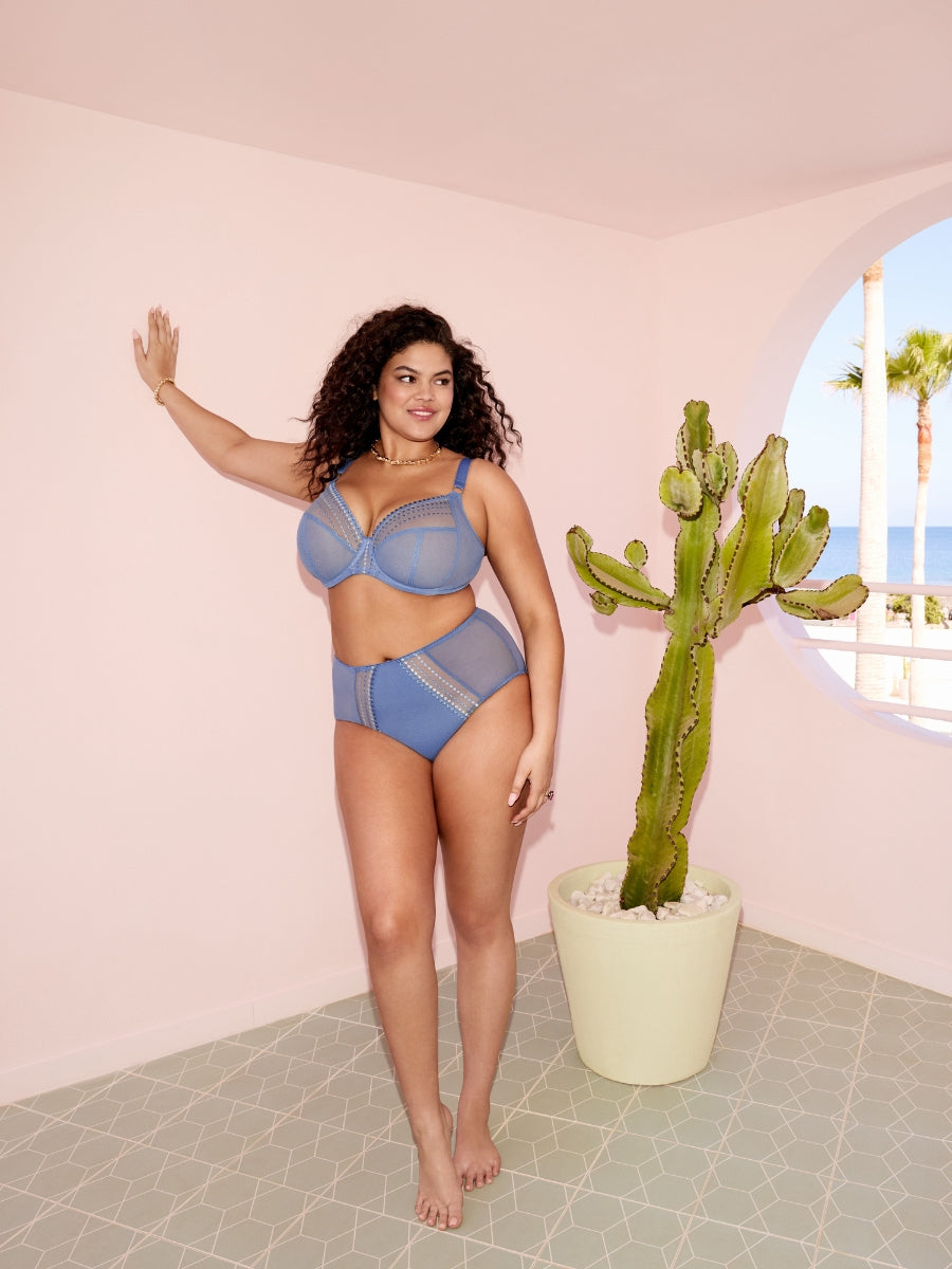Matilda Plunge Bra - Lunar Blue