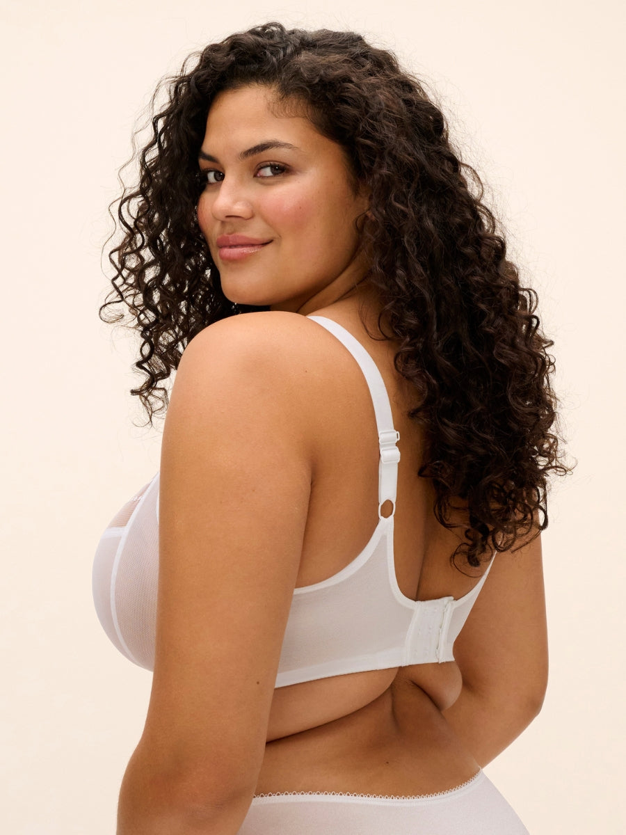 Matilda Plunge Bra - White