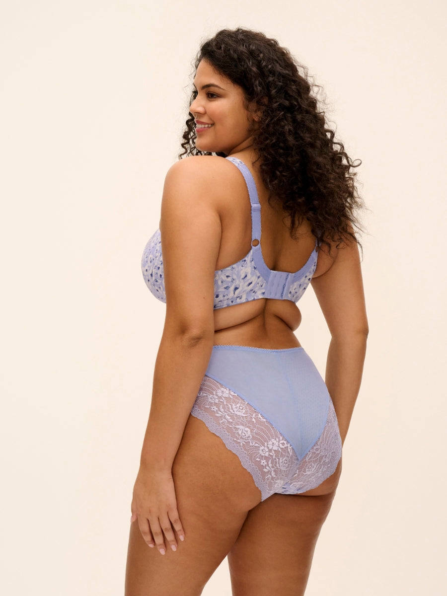 Morgan Printed Full Cup Bra - Blue Leopard