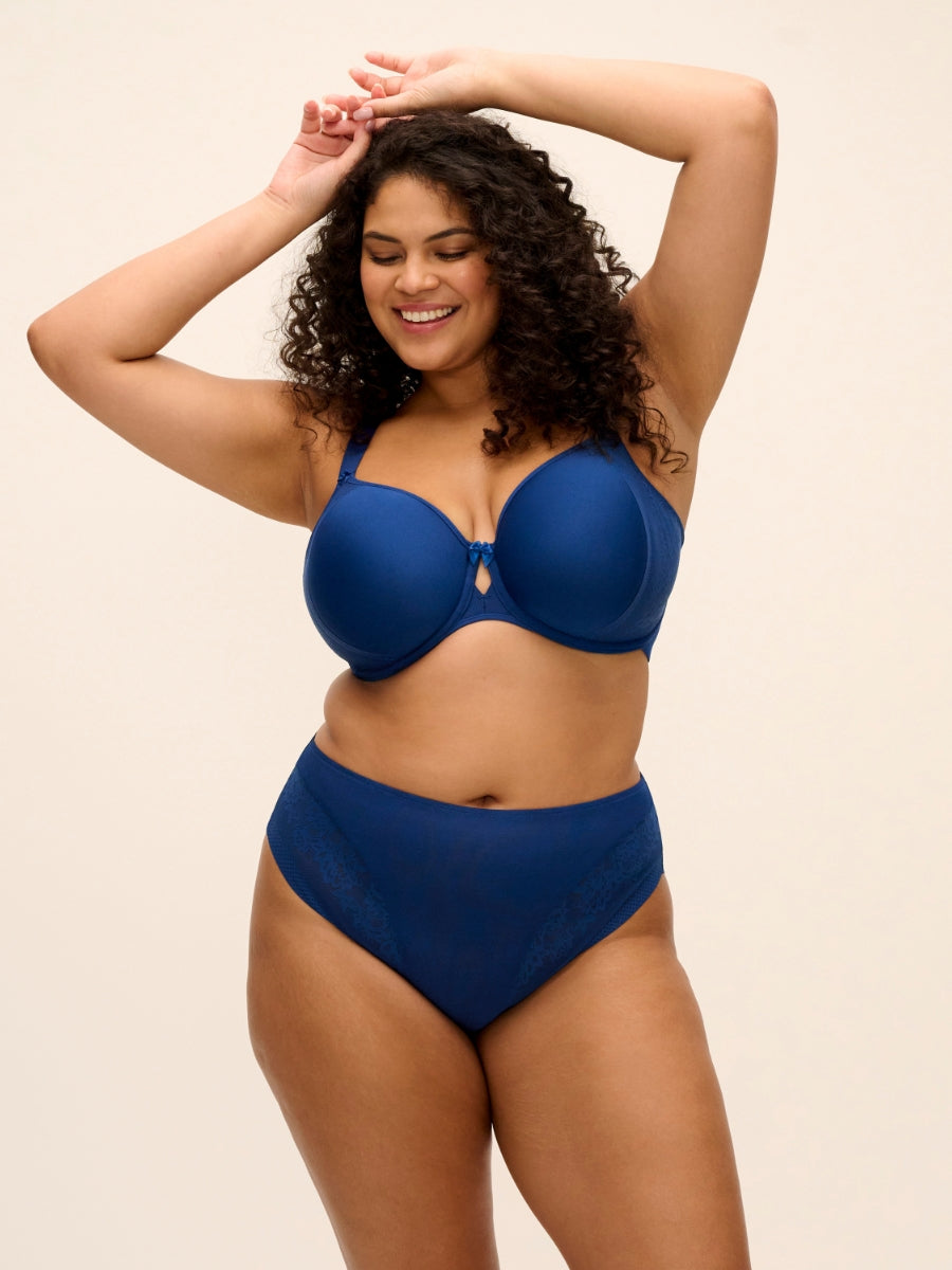 Nerina Moulded Spacer Bra - French Navy