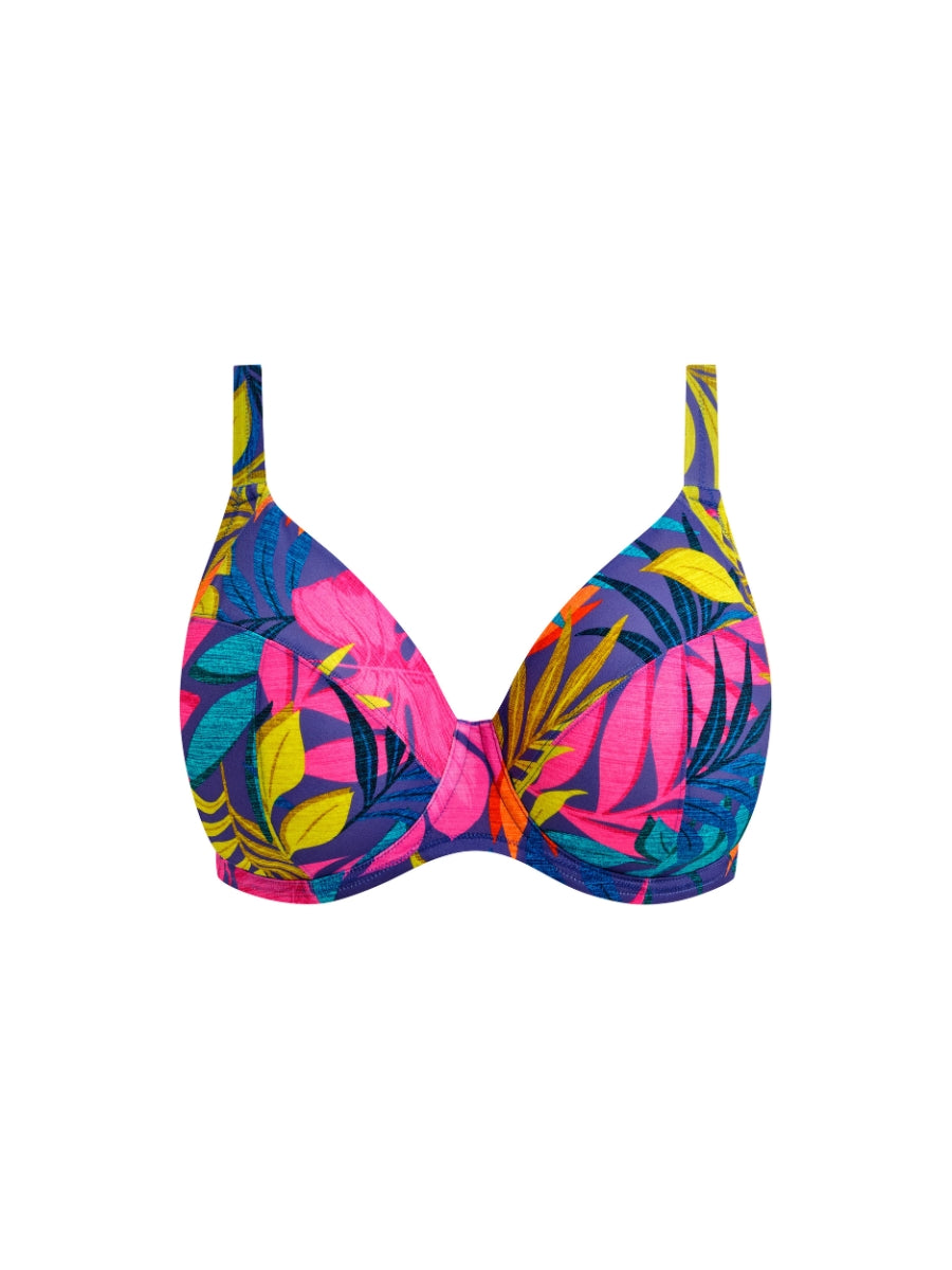 Porto Rafti Plunge Bikini Top - Indigo
