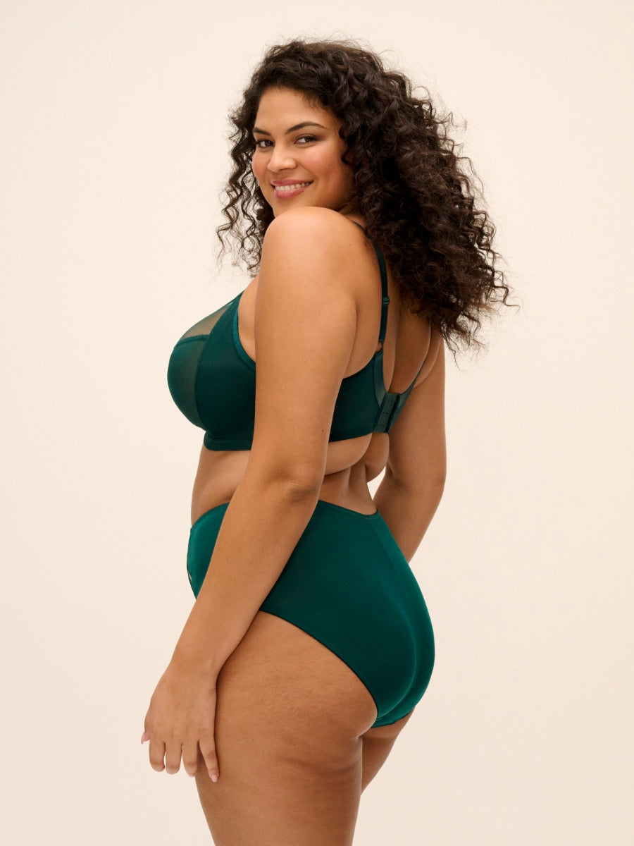 Sachi Plunge Bra - Deep Emerald