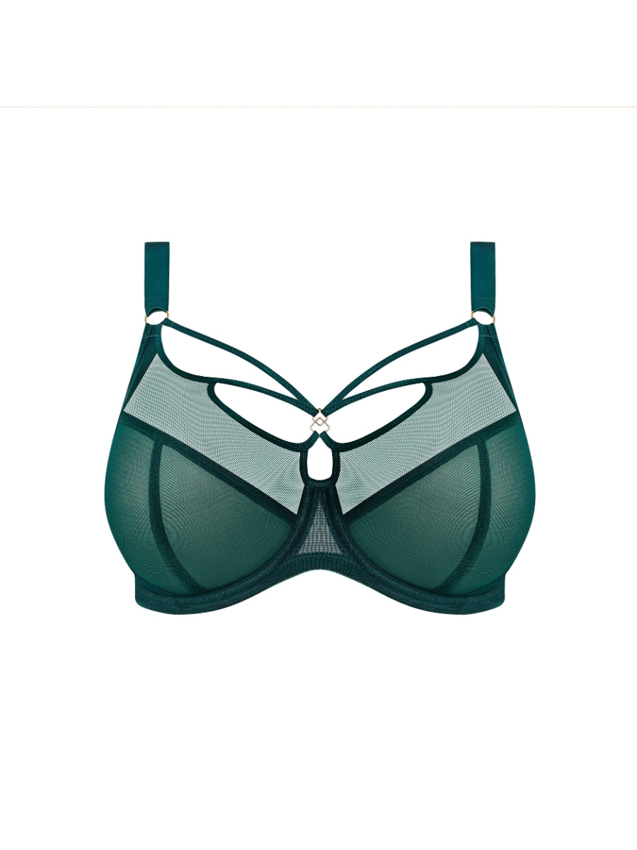 Sachi Plunge Bra - Deep Emerald