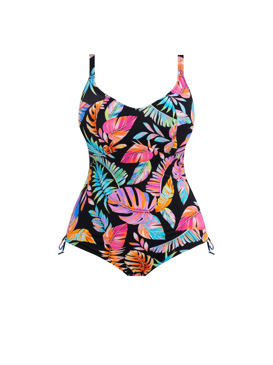 Elomi Tropical Falls Swimsuit Black BraForMe