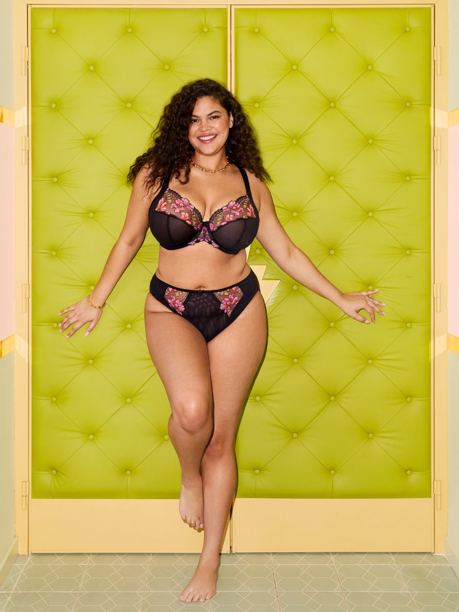 Teagan Plunge Bra - Rainbow