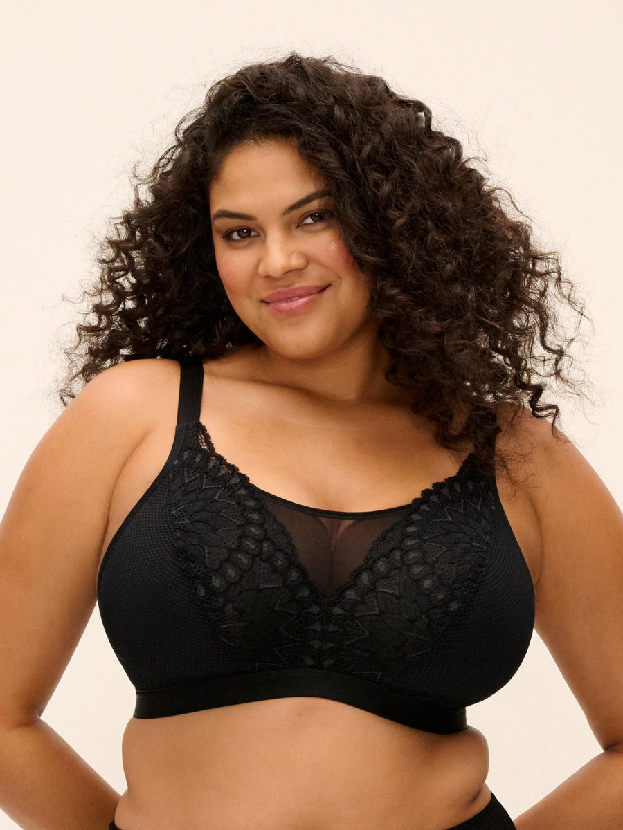Tiernie Non Wired Bralette - Black