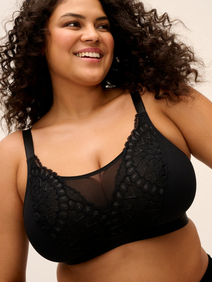 Tiernie Non Wired Bralette - Black
