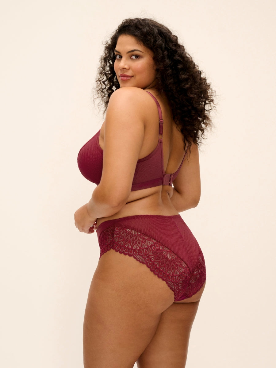Tiernie Non Wired Bralette - Tibetan Red