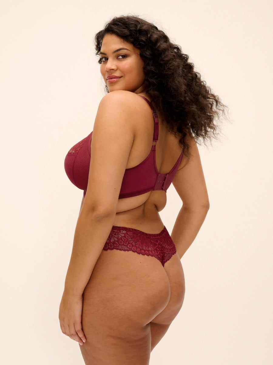Tiernie Plunge Bra - Tibetan Red