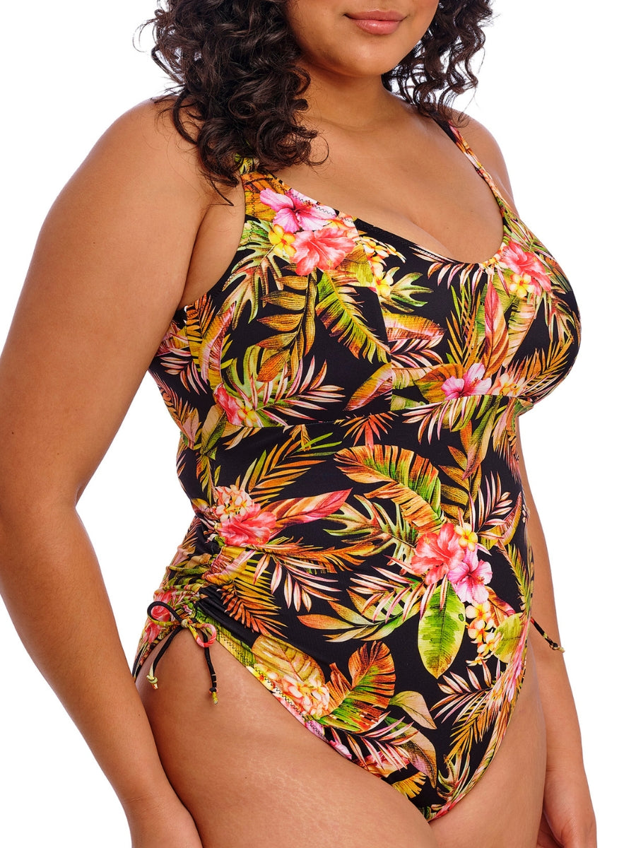 Tiger Valley Non Wired Swimsuit - Black