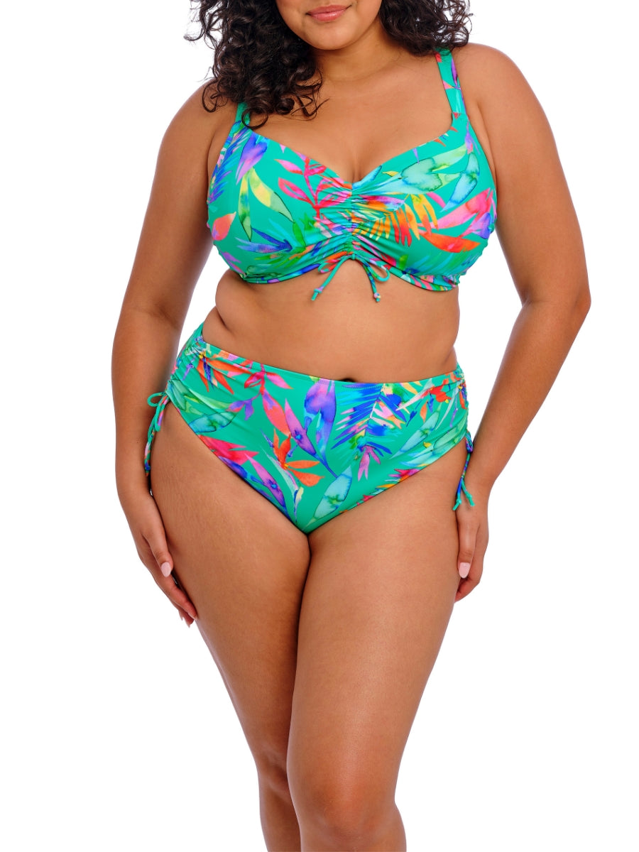 Toyama Tides Crop Bikini Top - Jade