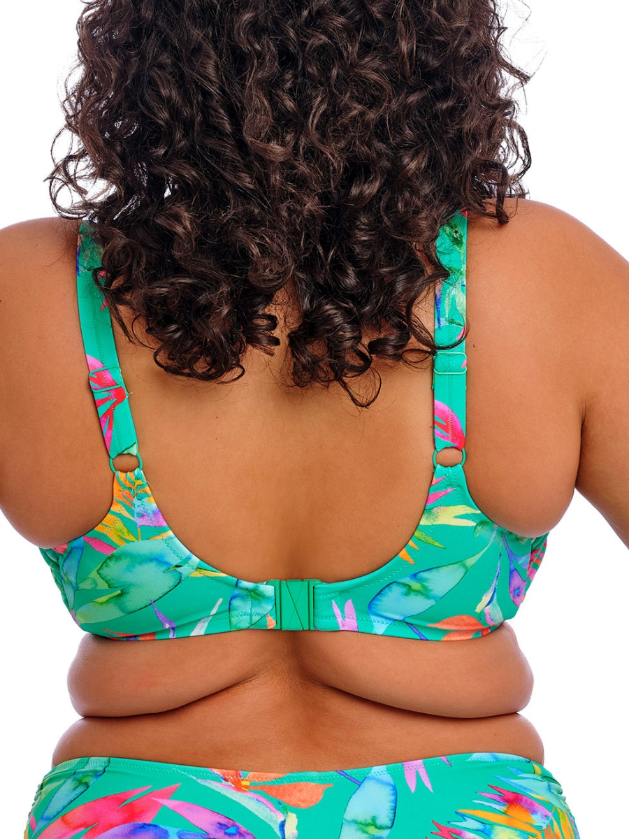 Toyama Tides Crop Bikini Top - Jade