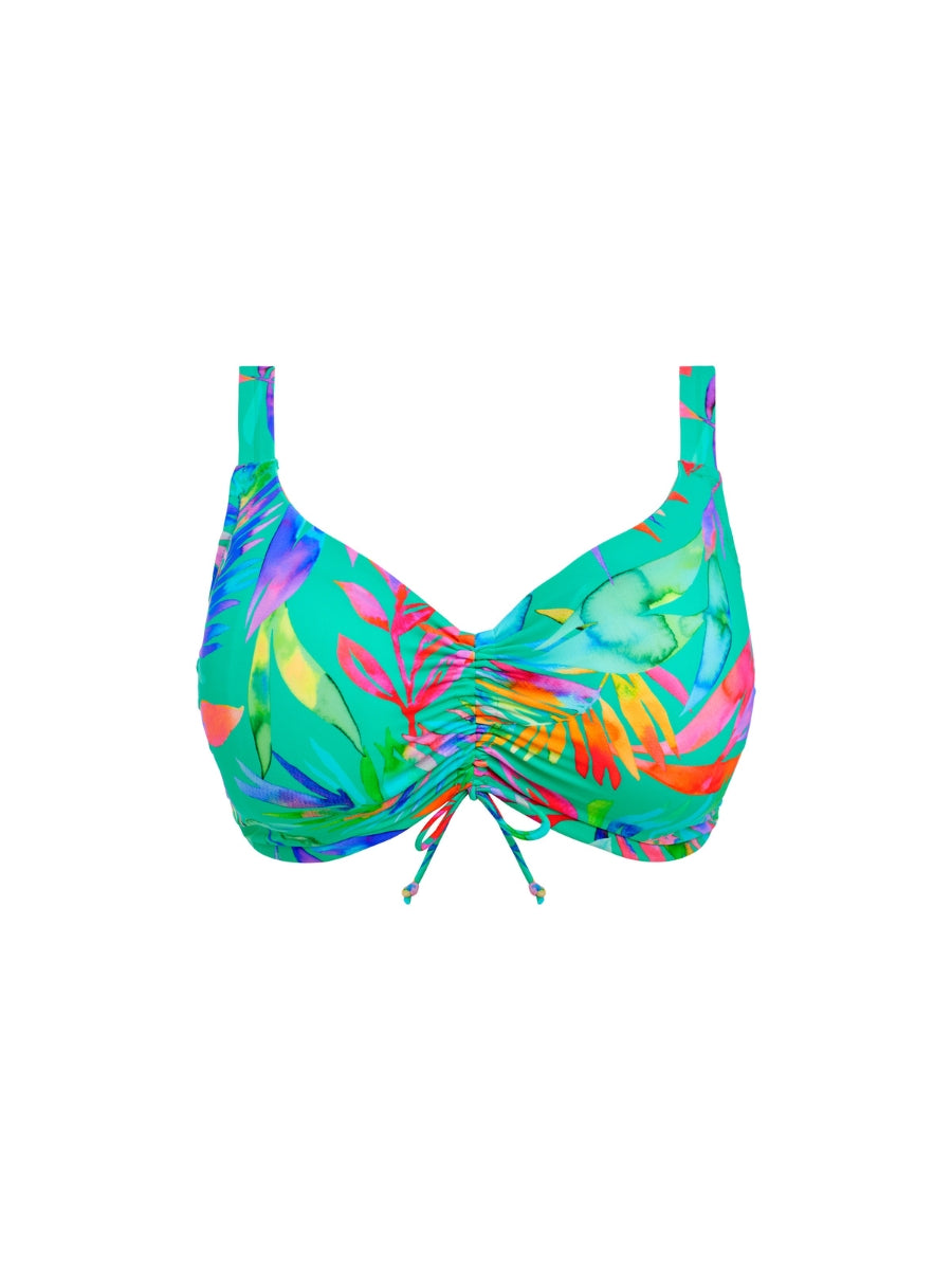 Toyama Tides Crop Bikini Top - Jade