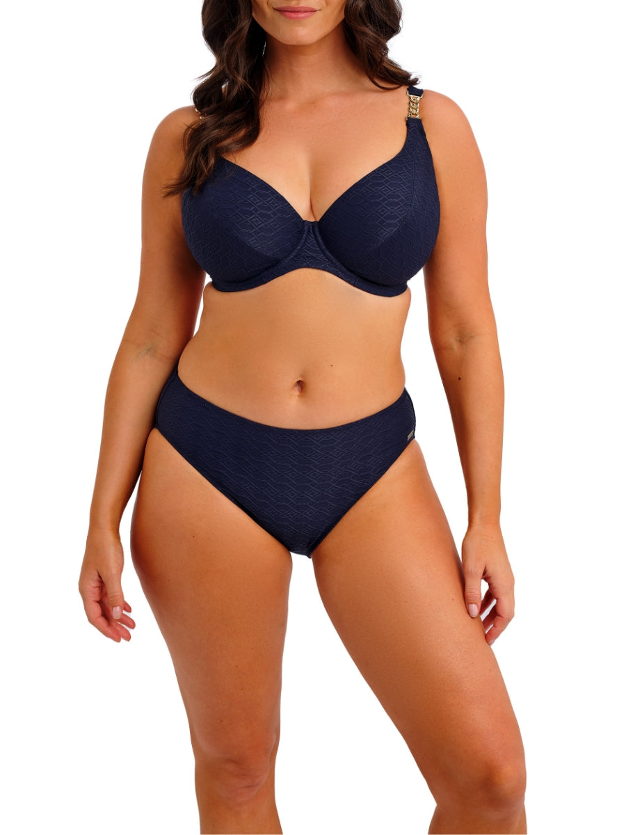 Azores Plunge Bikini Top - Midnight