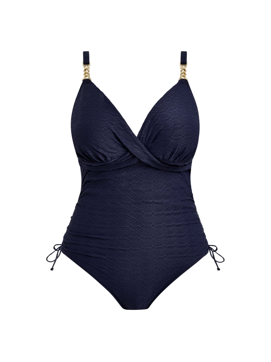 Azores Plunge Swimsuit - Midnight